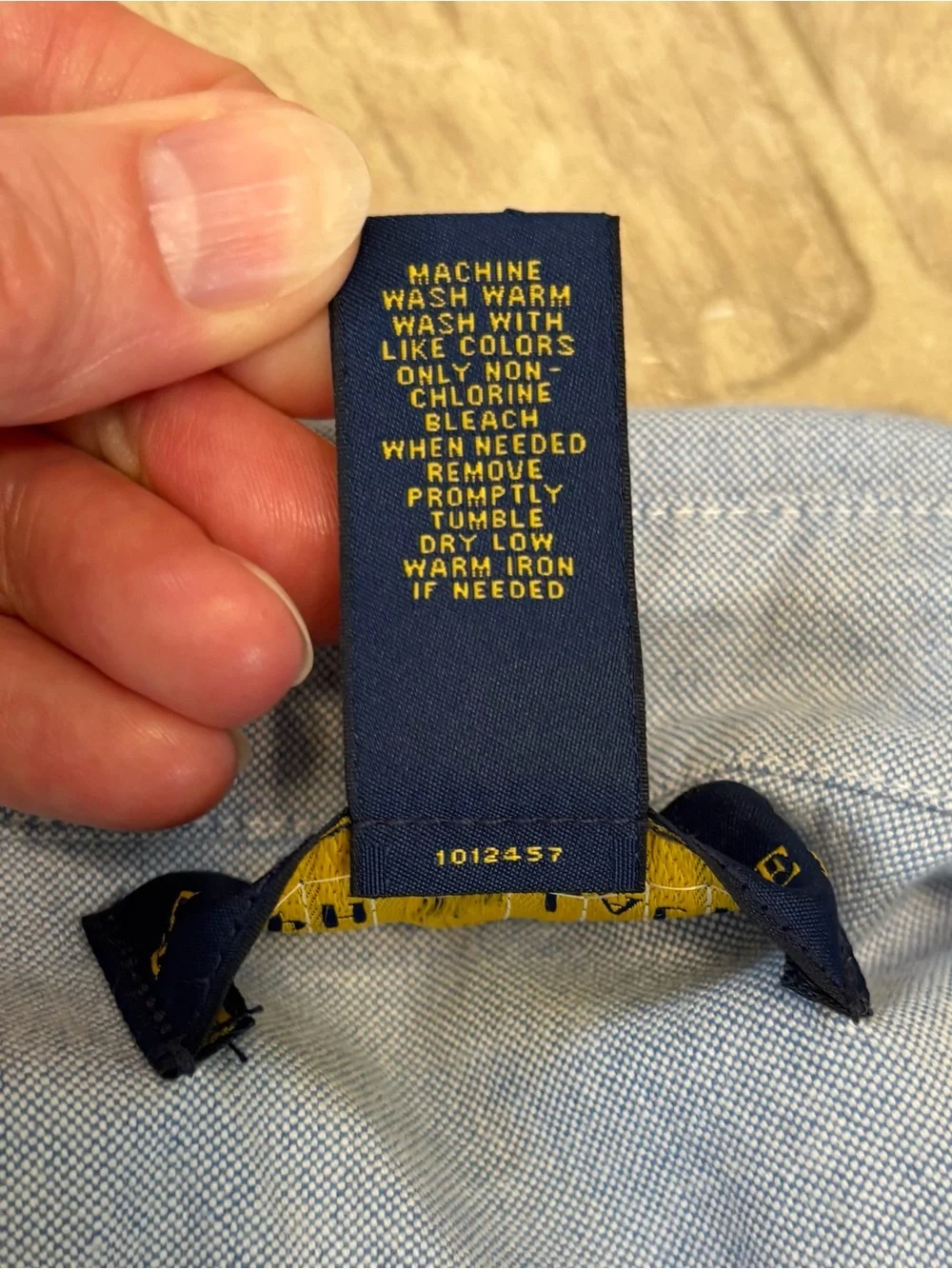 Like New Ralph Lauren Classic Oxford Shirt Boys M/8-10, Light Blue Short Sleeve